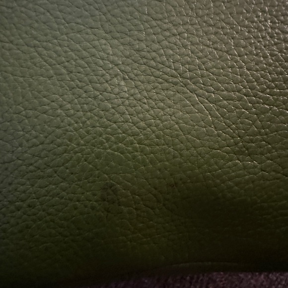 Tignanello Green Shoulder Bag with Smooth Leather Finish - Picture 4 of 9
